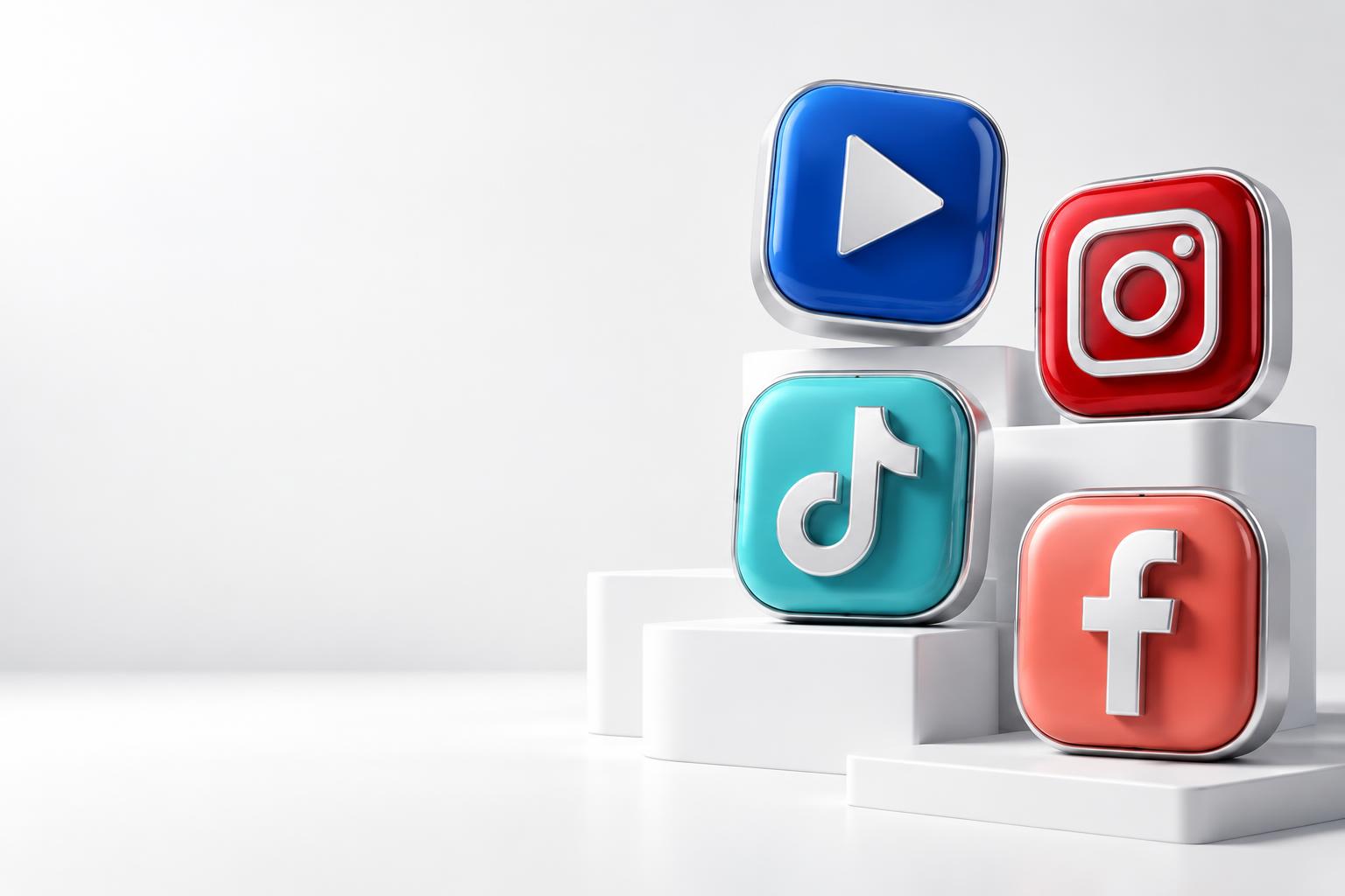 Sculptural social media platform artwork